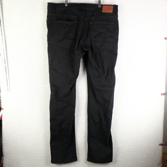 DL1961 Nick Jeans Mens 38 Black Classic Slim Fit Midnight Stretch Denim Pants - Picture 3 of 12